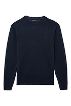 Linen Micro Logo Sweater
